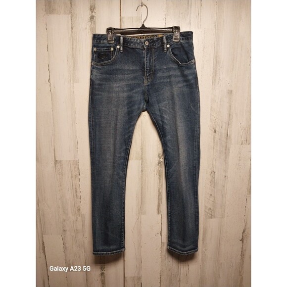 Superdry Denim Daman 04 Straight Jeans Men 32x32 (Actual 33x30) - Picture 1 of 11